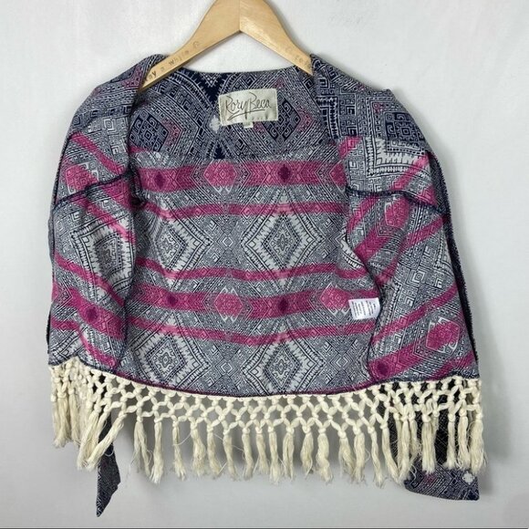 Rory Beca Anthropologie Revolve Bikes Jacket Fringe Hippie Bohemian Size XS Boho - Picture 8 of 14